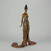 Erte Feather Gown - Limited Bronze Figure - Hickmet Fine Arts