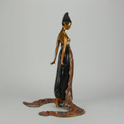 Erte Feather Gown - Limited Bronze Figure - Hickmet Fine Arts