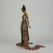 Erte Feather Gown - Limited Bronze Figure - Hickmet Fine Arts