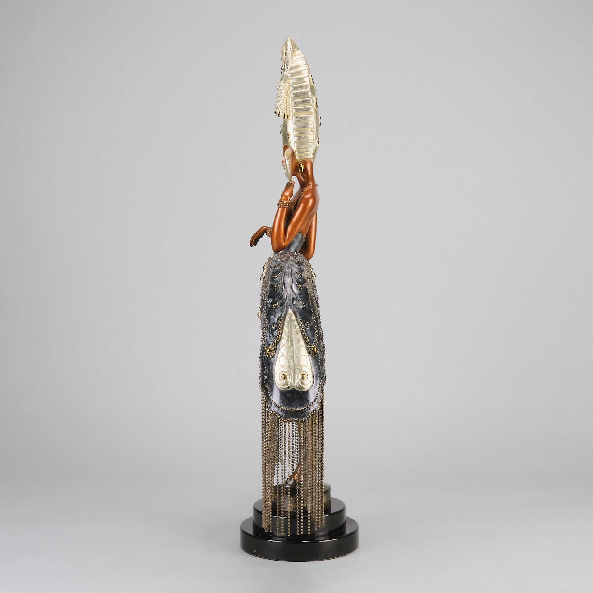 Her Secret Admirers bronze by Erte