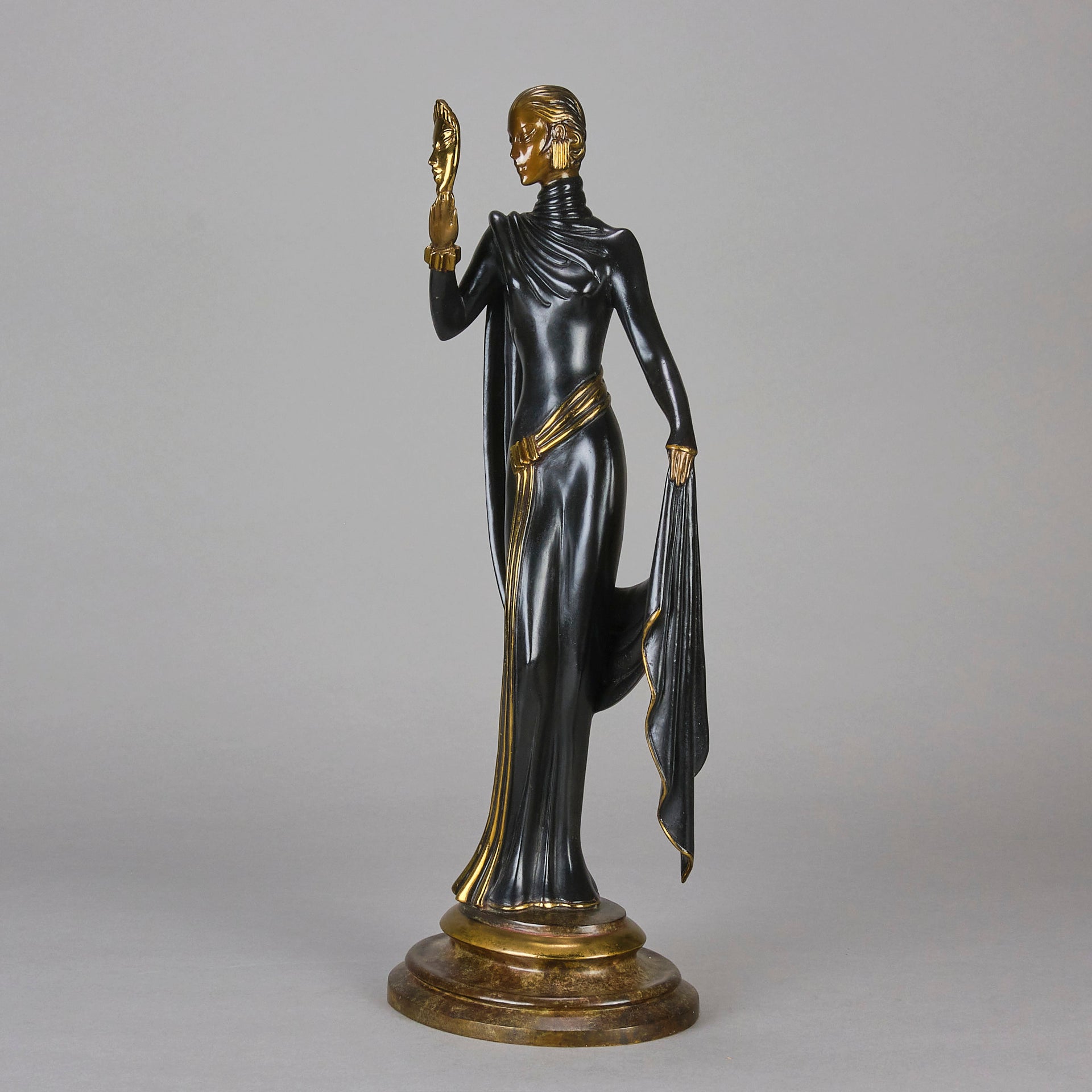 Erte La Masque - Limited Edition Bronze - Hickmet Fine Arts 