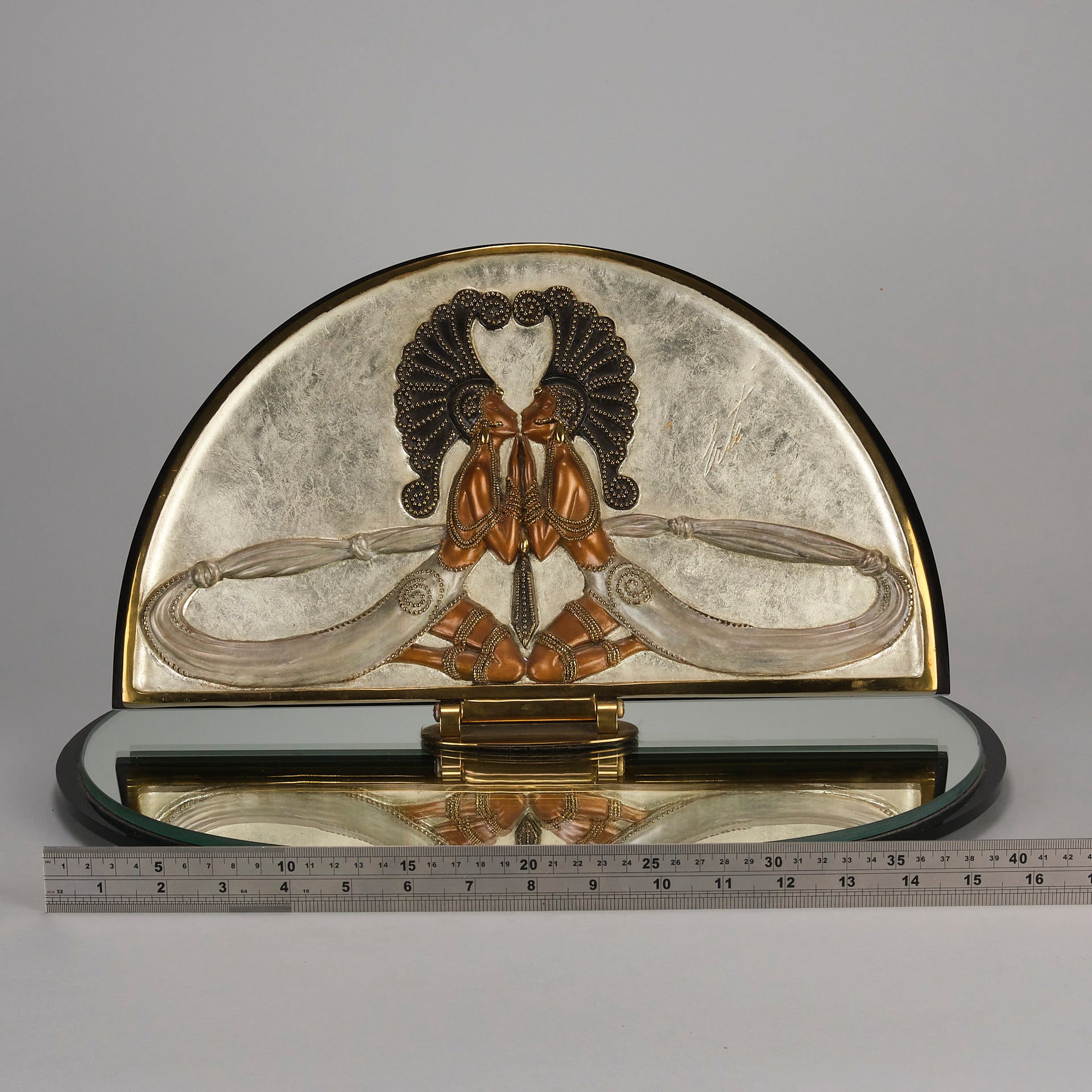 Erte Reflection - Limited Edition Bronze - Hickmet Fine Arts 