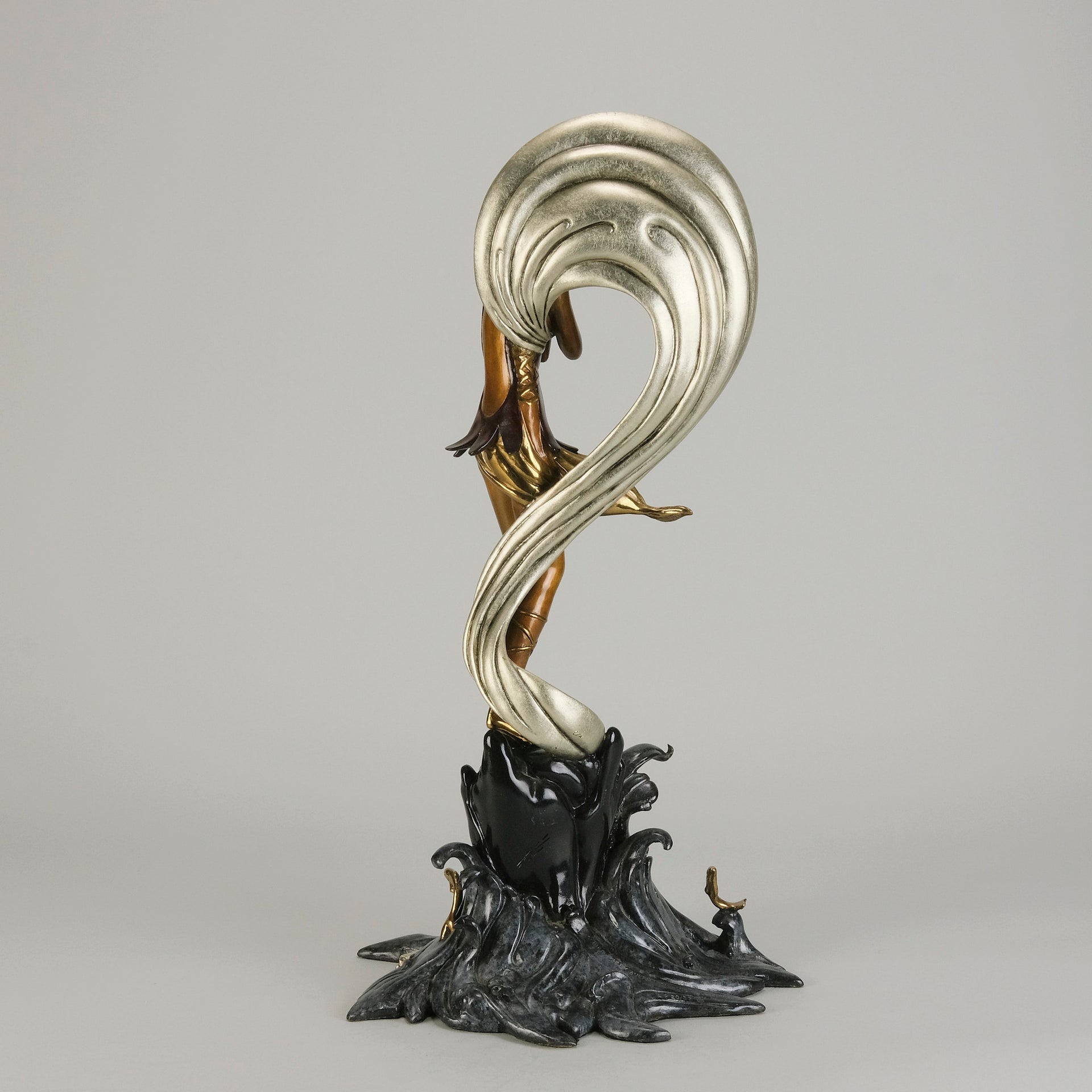 Erte Stranded - Limited Bronze Figure - Hickmet Fine Arts