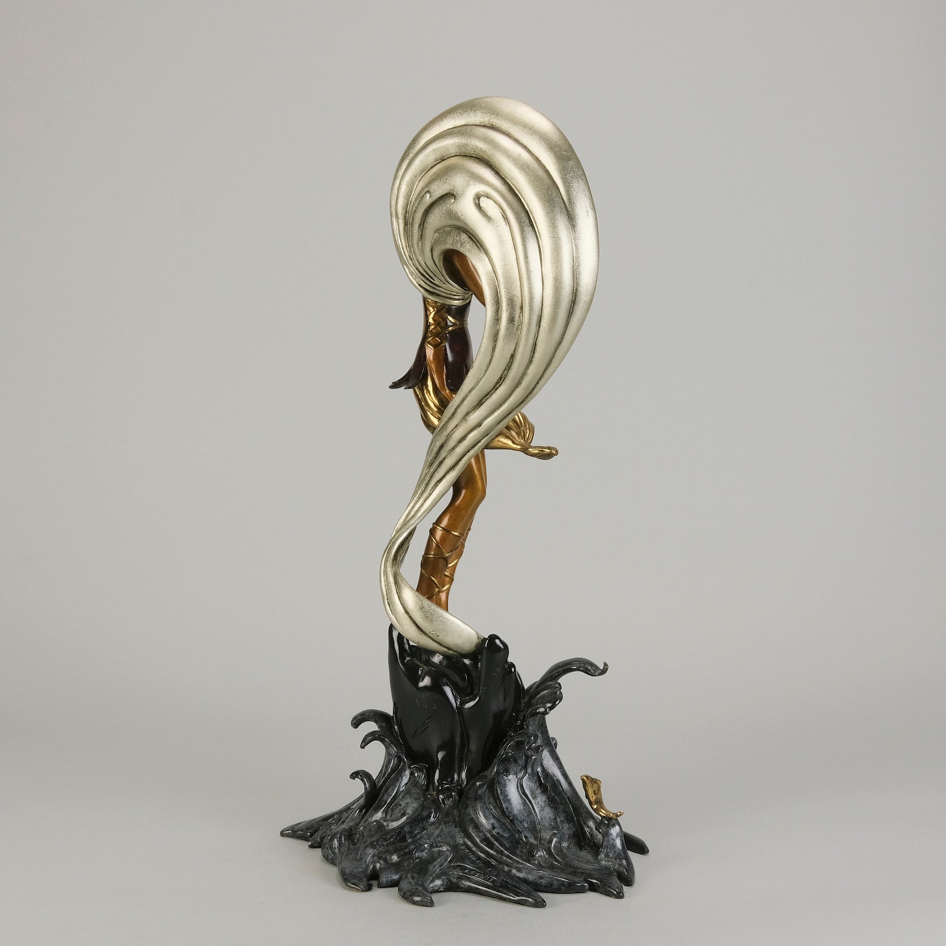 Erte Stranded - Limited Bronze Figure - Hickmet Fine Arts