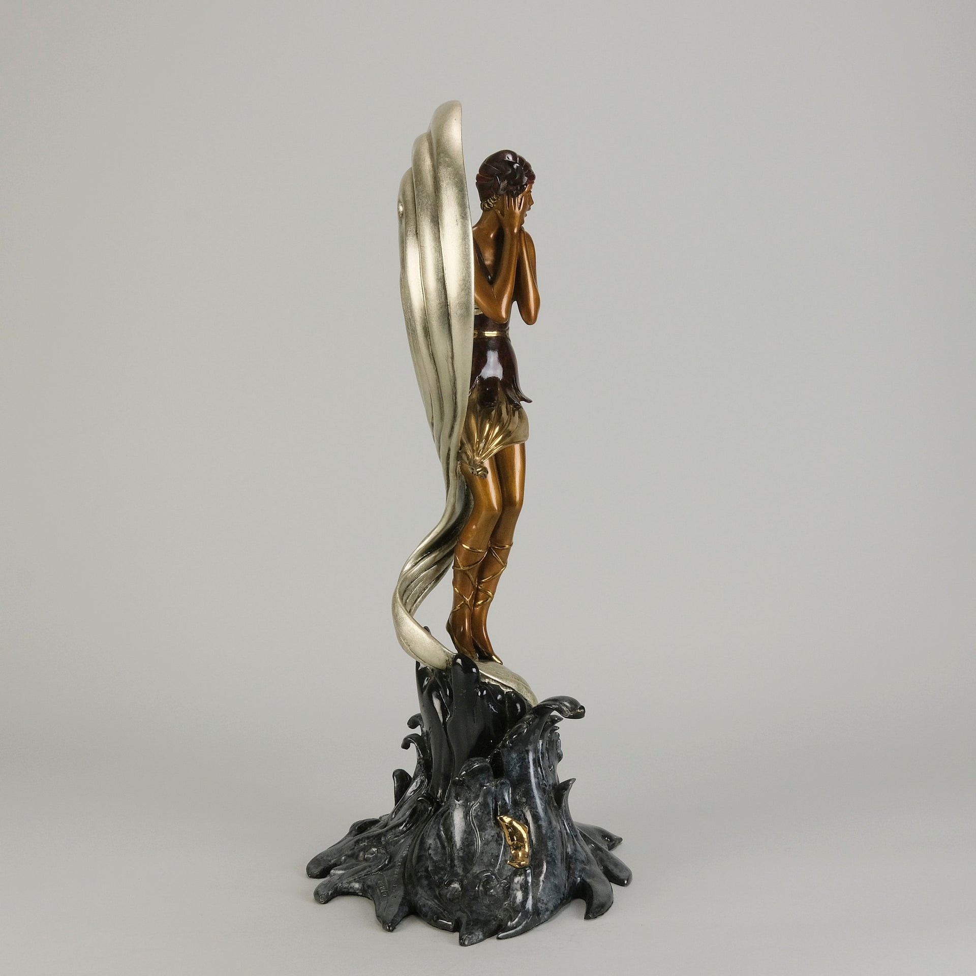Erte Stranded - Limited Bronze Figure - Hickmet Fine Arts