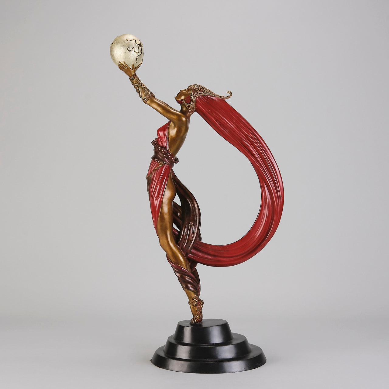 Erte bronze the Globe
