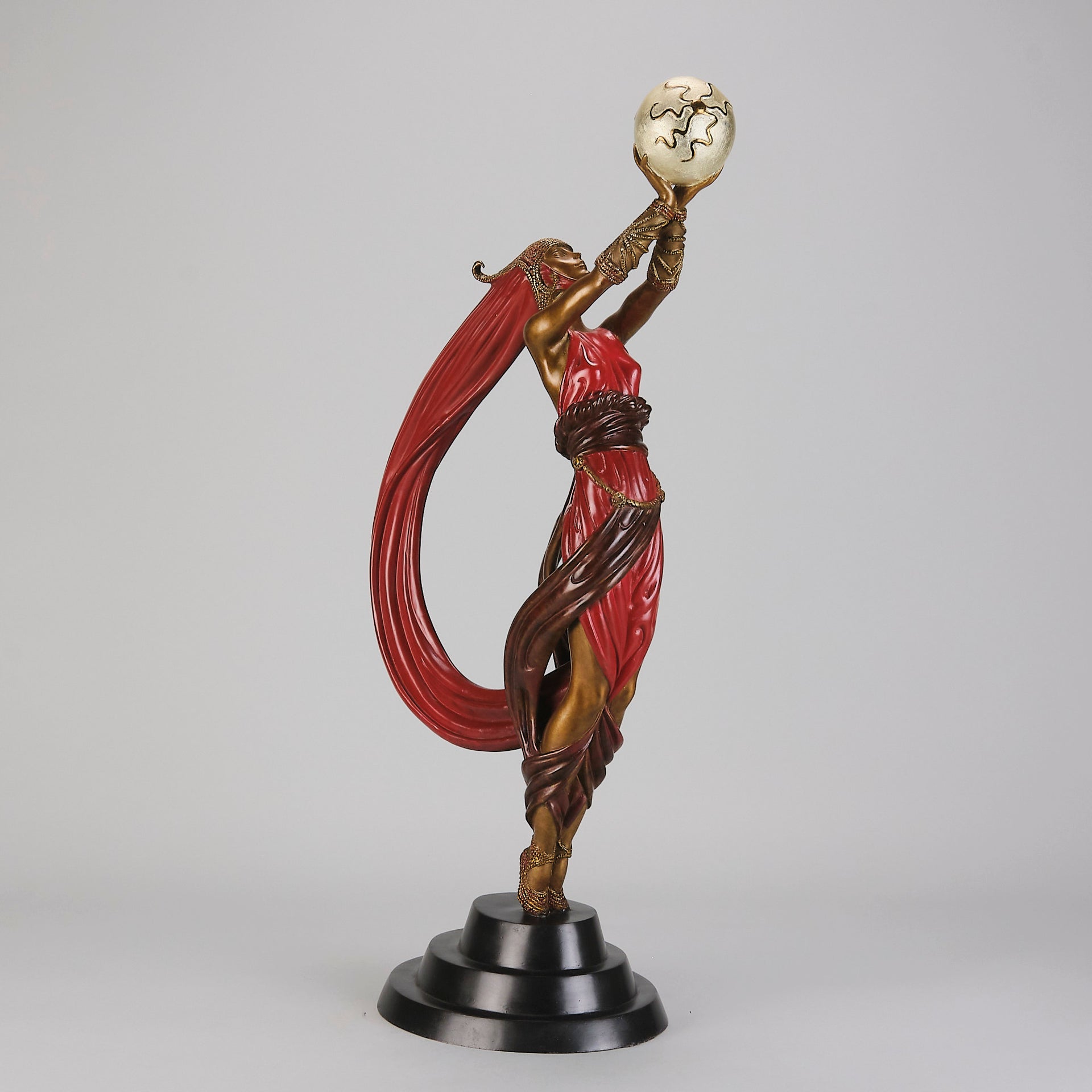 Erte bronze the Globe