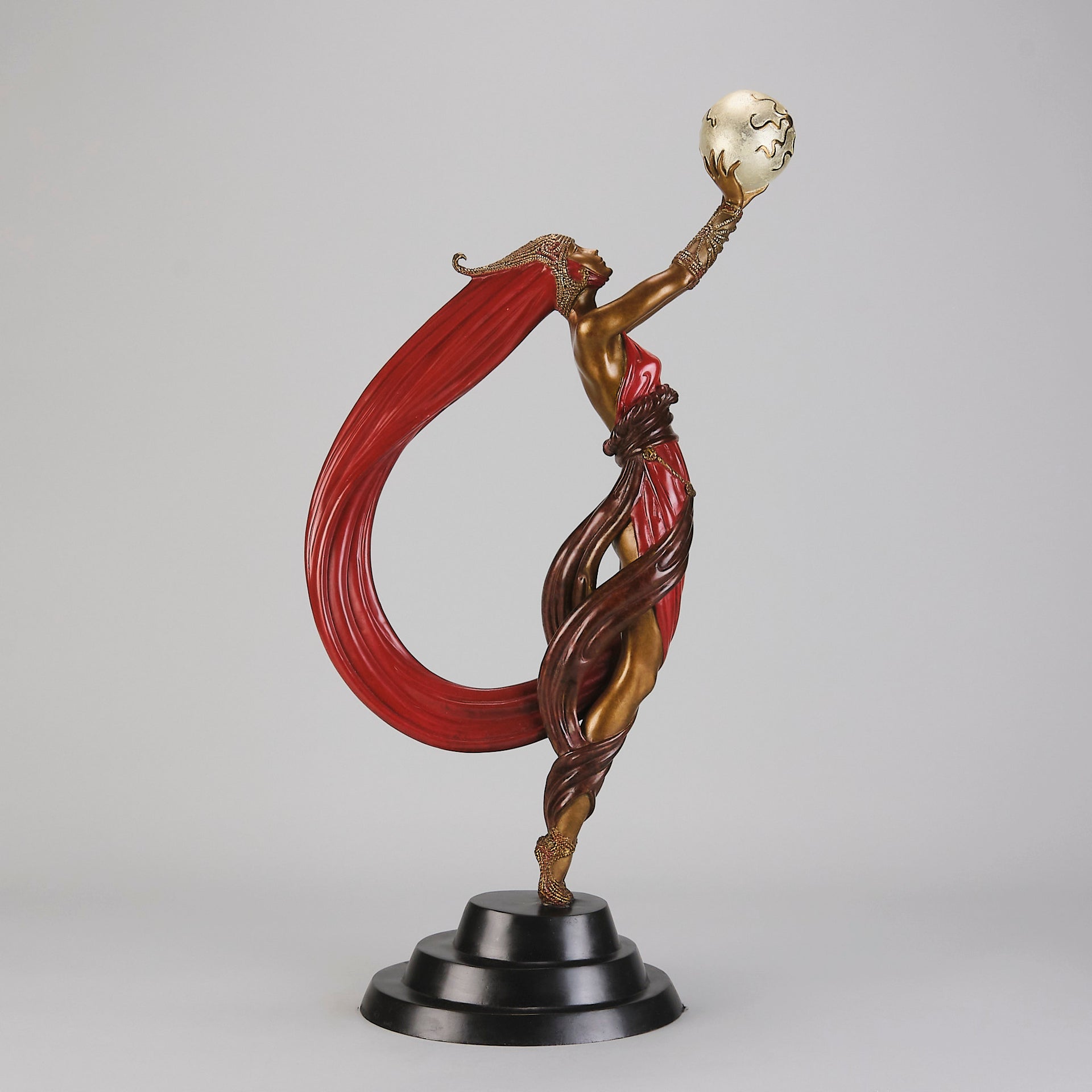 Erte bronze the Globe