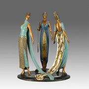 Erte Three Graces - Limited Bronze Figure - Hickmet Fine Arts