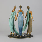 Erte Three Graces - Limited Bronze Figure - Hickmet Fine Arts