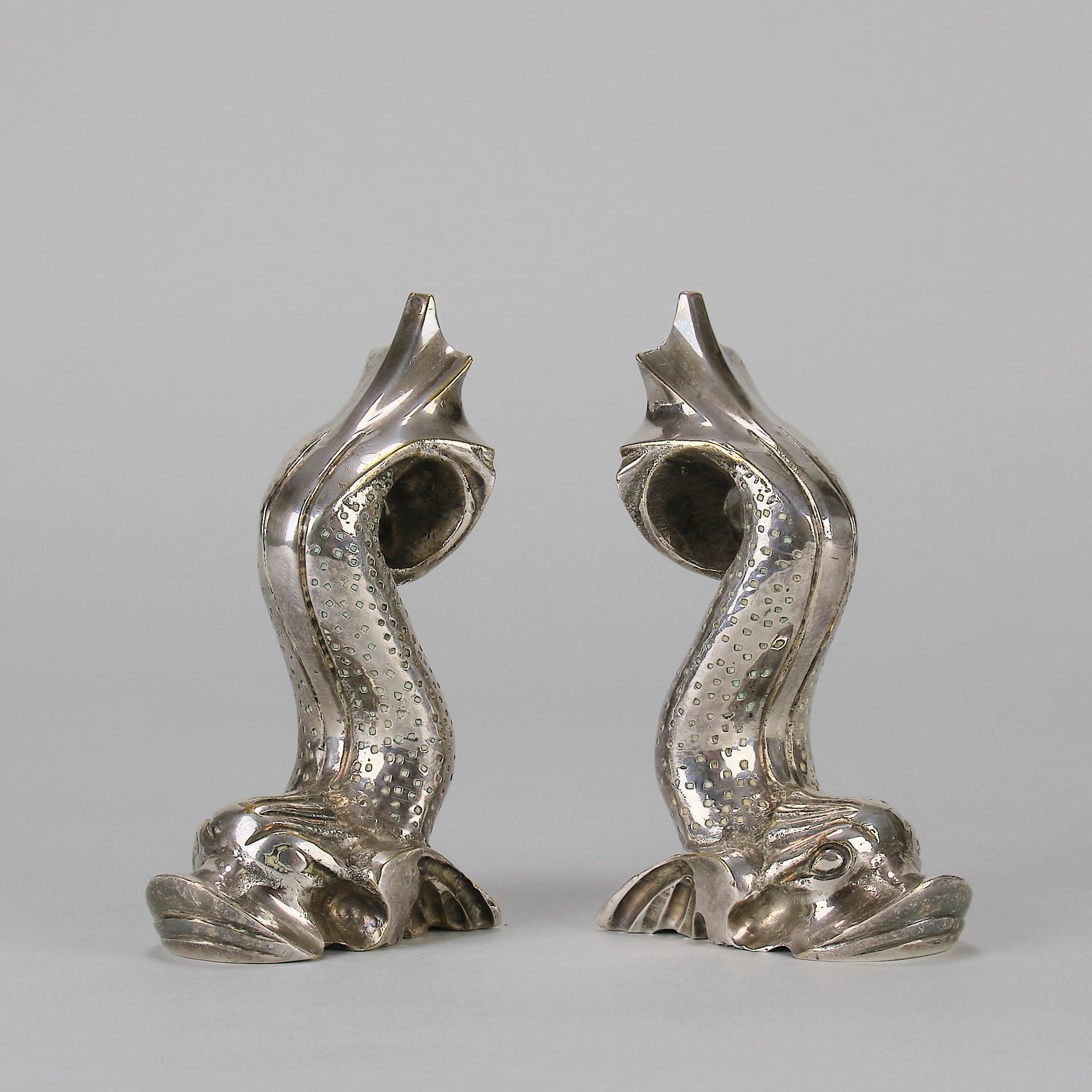 " Fish Bookends " by F Abella - Hickmet Fine Arts 