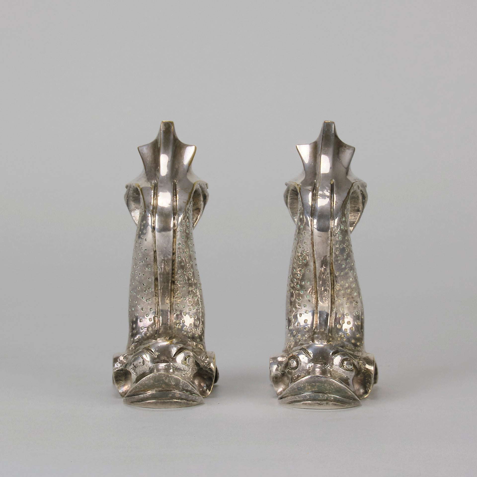 " Fish Bookends " by F Abella - Hickmet Fine Arts 