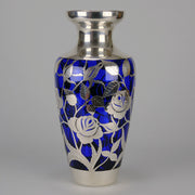 "Floral Silvered Vase" by Fredrich Spahr - Hickmet Fine Arts 