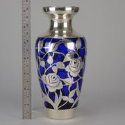 "Floral Silvered Vase" by Fredrich Spahr - Hickmet Fine Arts 