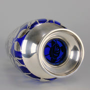 "Floral Silvered Vase" by Fredrich Spahr - Hickmet Fine Arts 