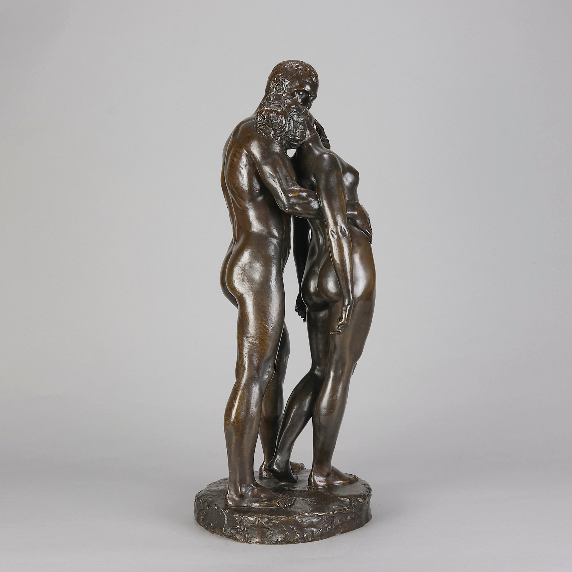 The Lovers - Ferdinand Lepke Bronze - Hickmet Fine Arts