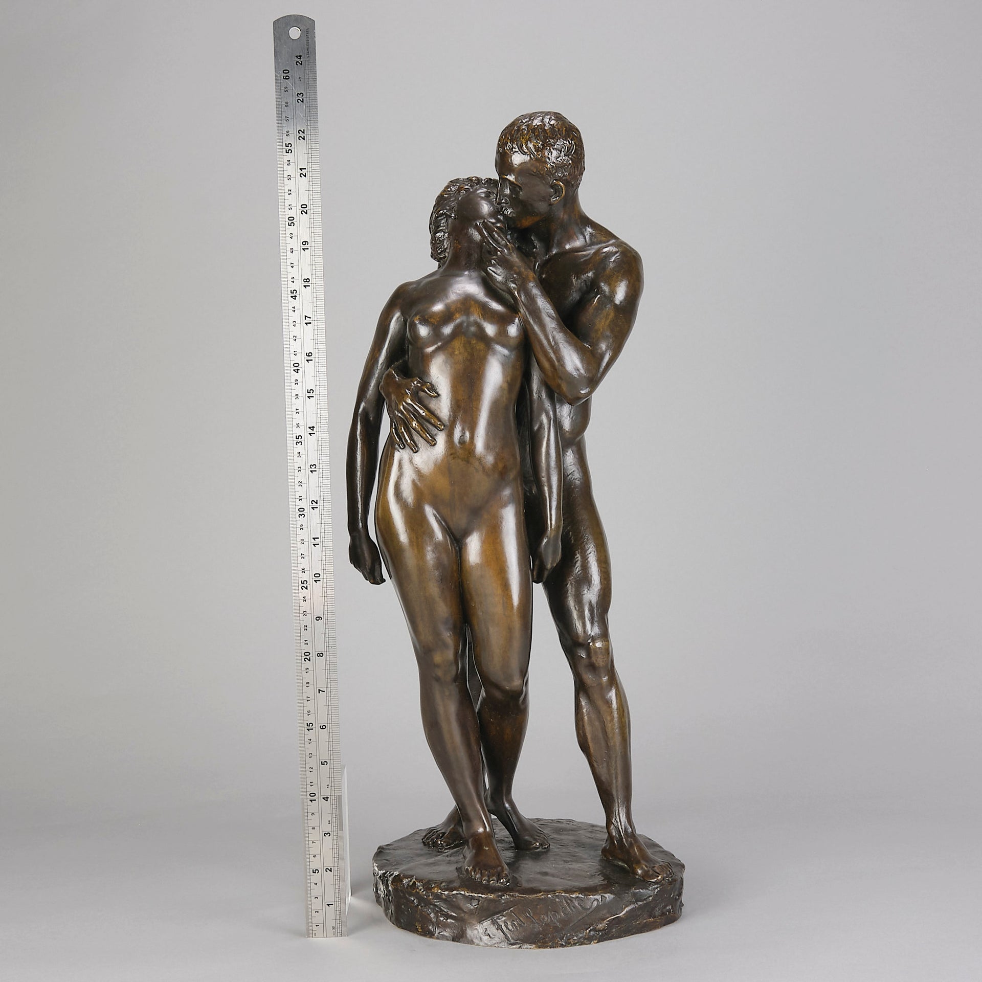 The Lovers - Ferdinand Lepke Bronze - Hickmet Fine Arts