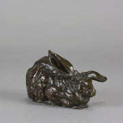 Pautrot Rabbit - Lapin Assis by Ferdinand Pautrot - Animaliers - Hickmet Fine Arts