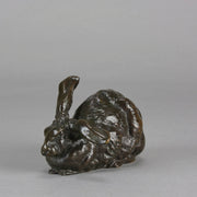 Pautrot Rabbit - Lapin Assis by Ferdinand Pautrot - Animaliers - Hickmet Fine Arts