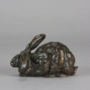 Pautrot Rabbit - Lapin Assis by Ferdinand Pautrot - Animaliers - Hickmet Fine Arts