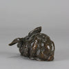 Pautrot Rabbit - Lapin Assis by Ferdinand Pautrot - Animaliers - Hickmet Fine Arts