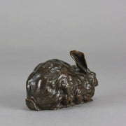 Pautrot Rabbit - Lapin Assis by Ferdinand Pautrot - Animaliers - Hickmet Fine Arts