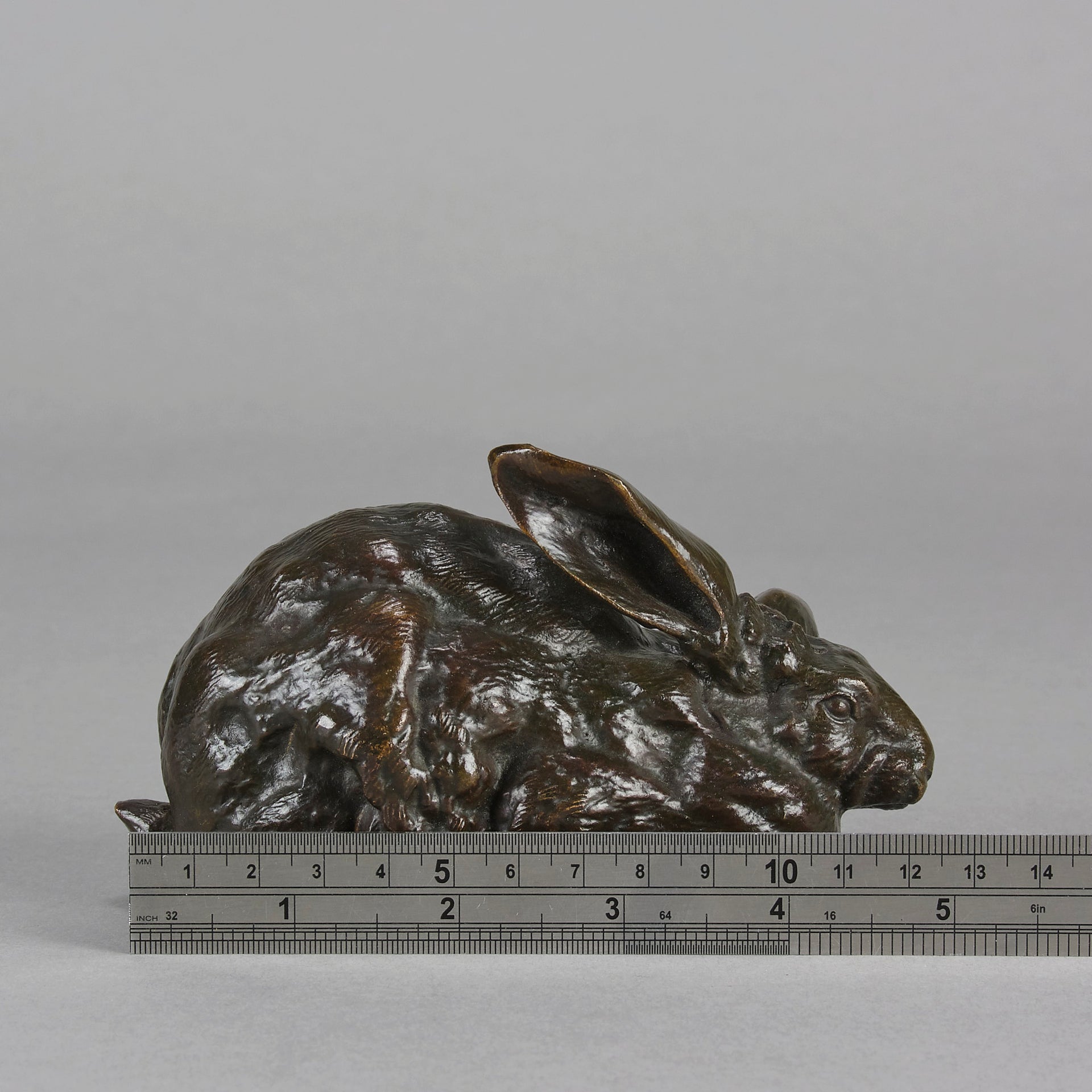 Pautrot Rabbit - Lapin Assis by Ferdinand Pautrot - Animaliers - Hickmet Fine Arts