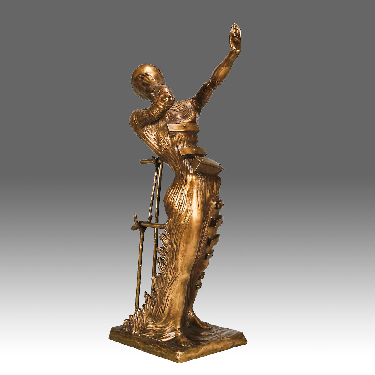 "Femme en Flammes" by Salvador Dali