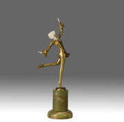 Josef Lorenzl Fleur- Art Deco Figure - Hickmet Fine Arts