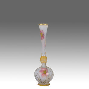 Daum Floral Vase - Art Nouveau Glass - Hickmet Fine Arts