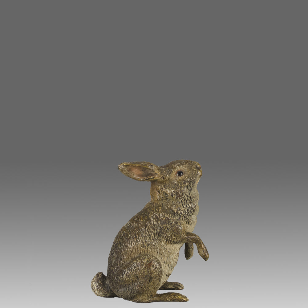Franz Bergman Bunny - Austrian Bronze for Sale - Hickmet Fine Arts
