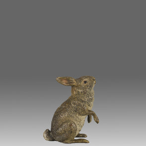 Franz Bergman Bunny - Austrian Bronze for Sale - Hickmet Fine Arts