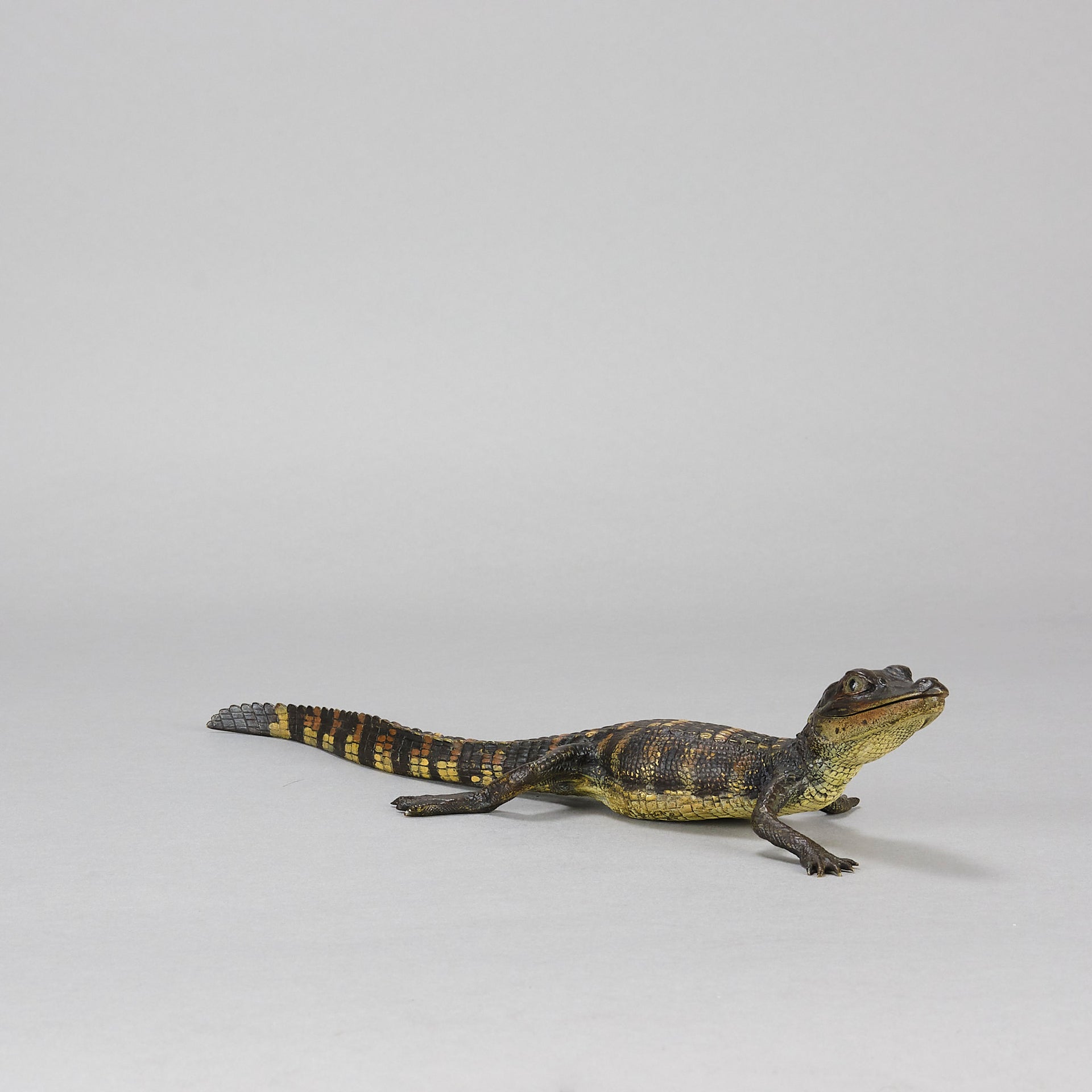 Bergman Aligator - Franz Bergman Bronze - Hickmet Fine Arts