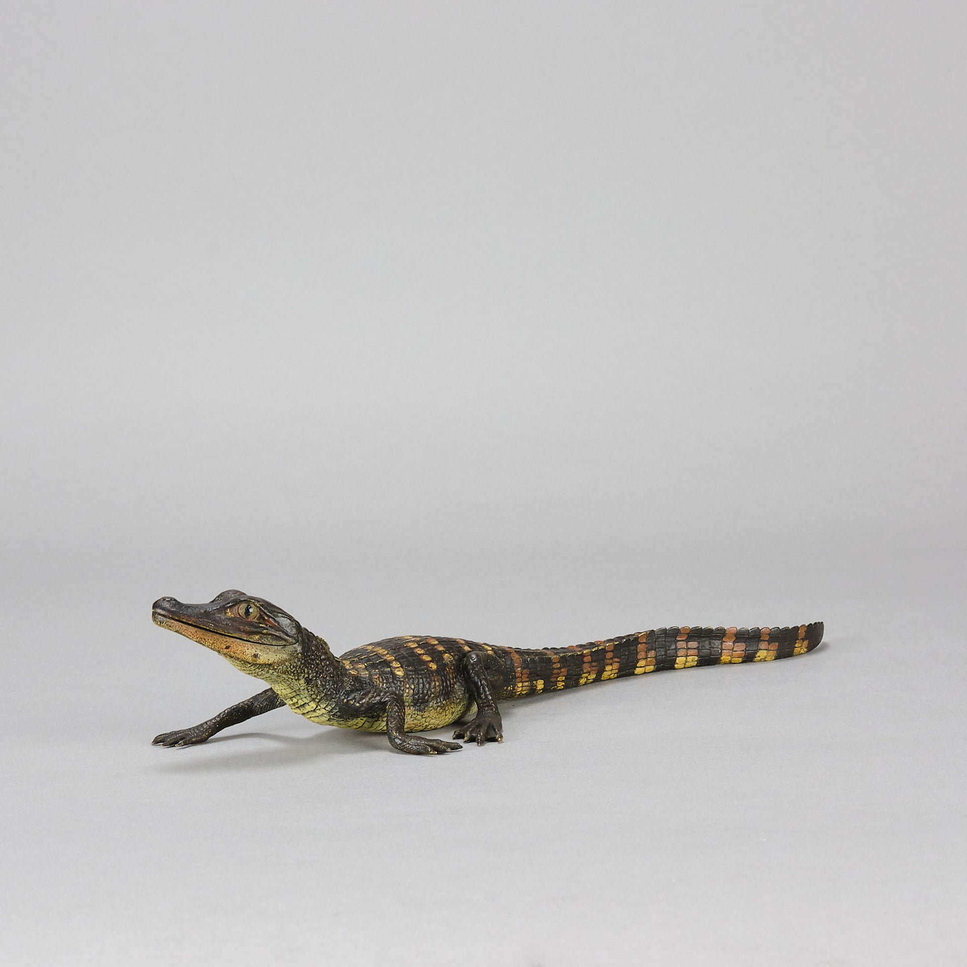 Bergman Aligator - Franz Bergman Bronze - Hickmet Fine Arts