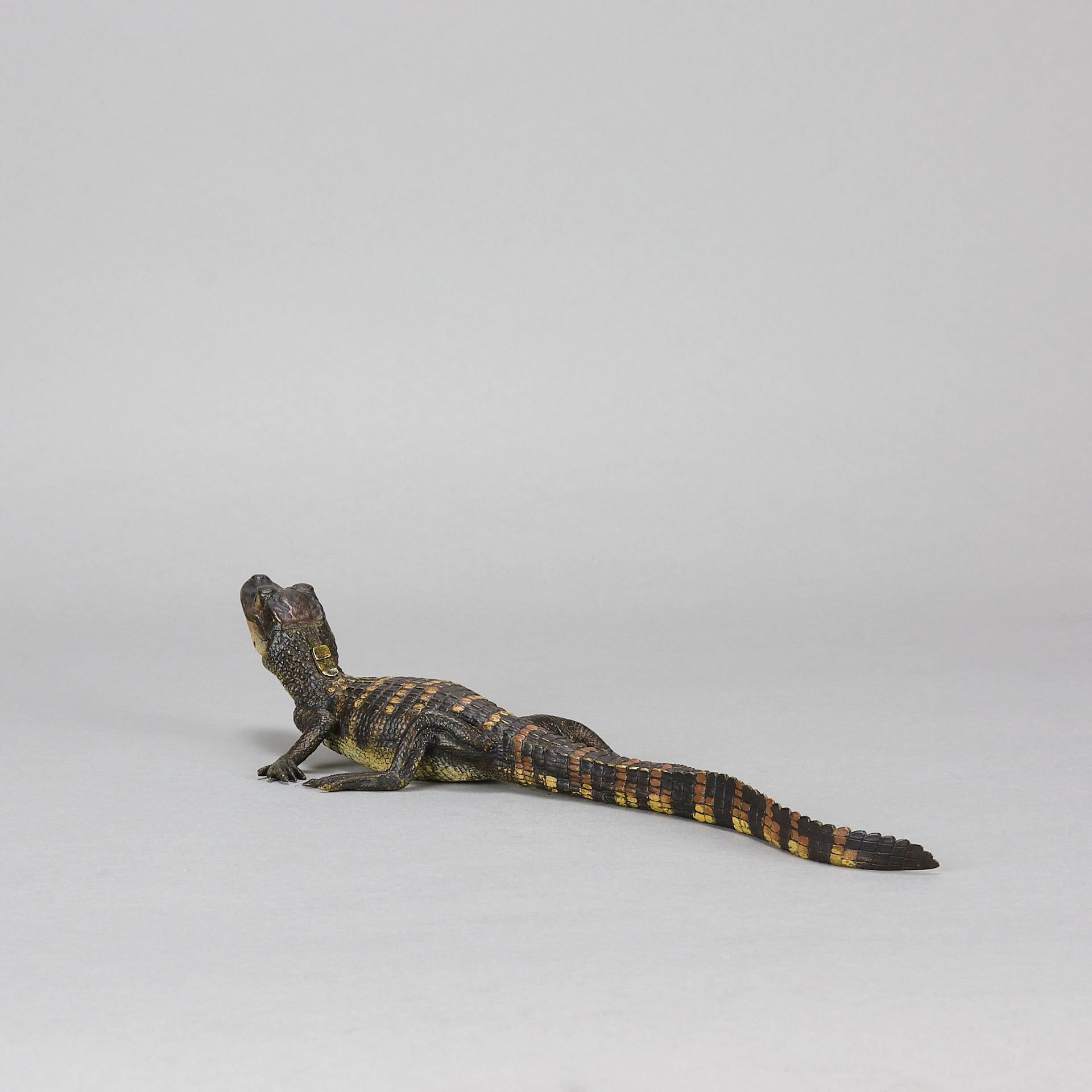 Bergman Aligator - Franz Bergman Bronze - Hickmet Fine Arts