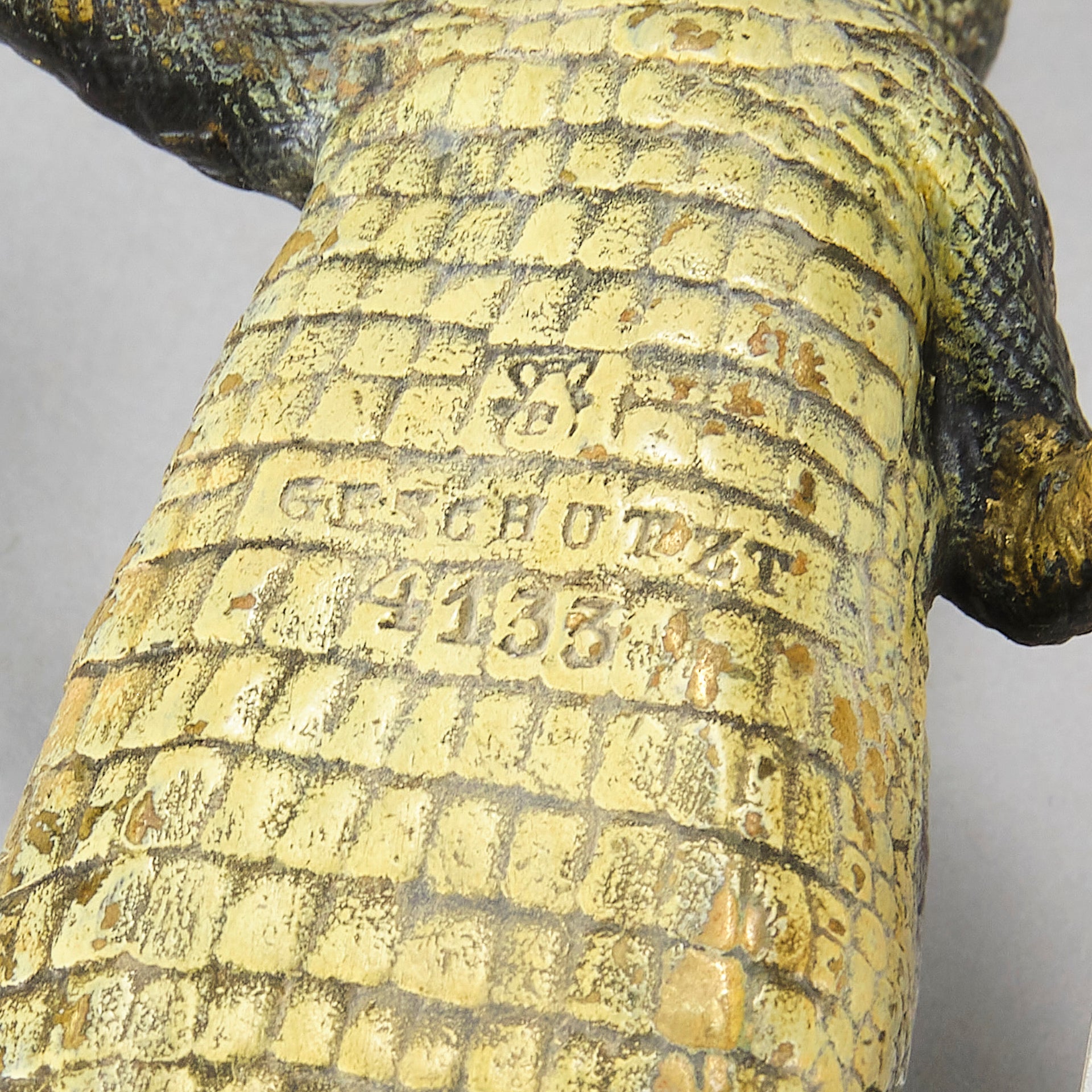 Bergman Aligator - Franz Bergman Bronze - Hickmet Fine Arts