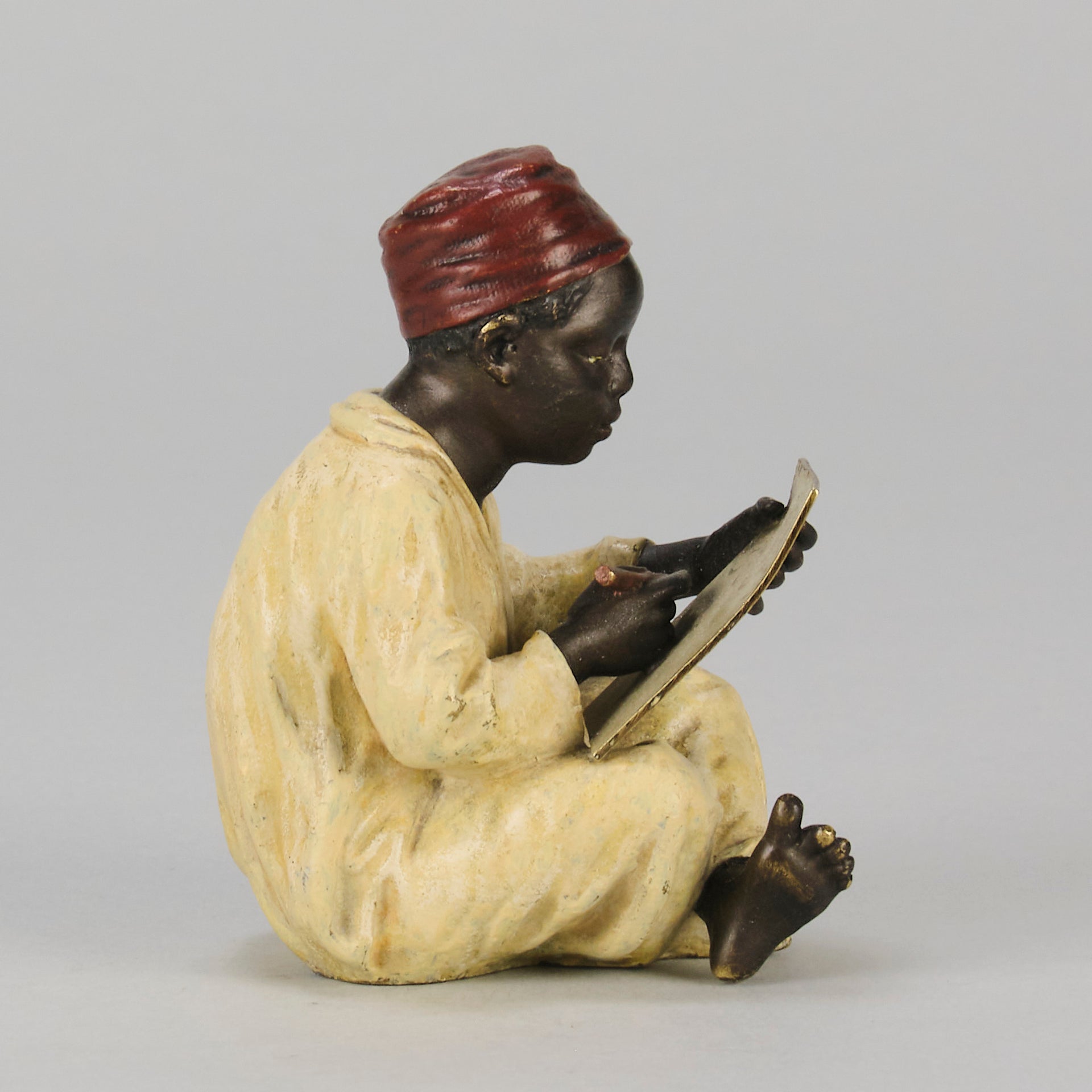 Bergman Boy Writing - Bergman Bronze - Hickmet Fine Arts