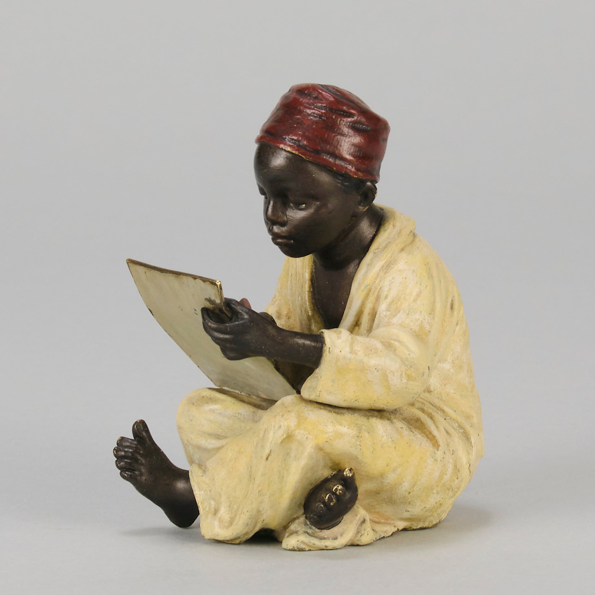 Bergman Boy Writing - Bergman Bronze - Hickmet Fine Arts