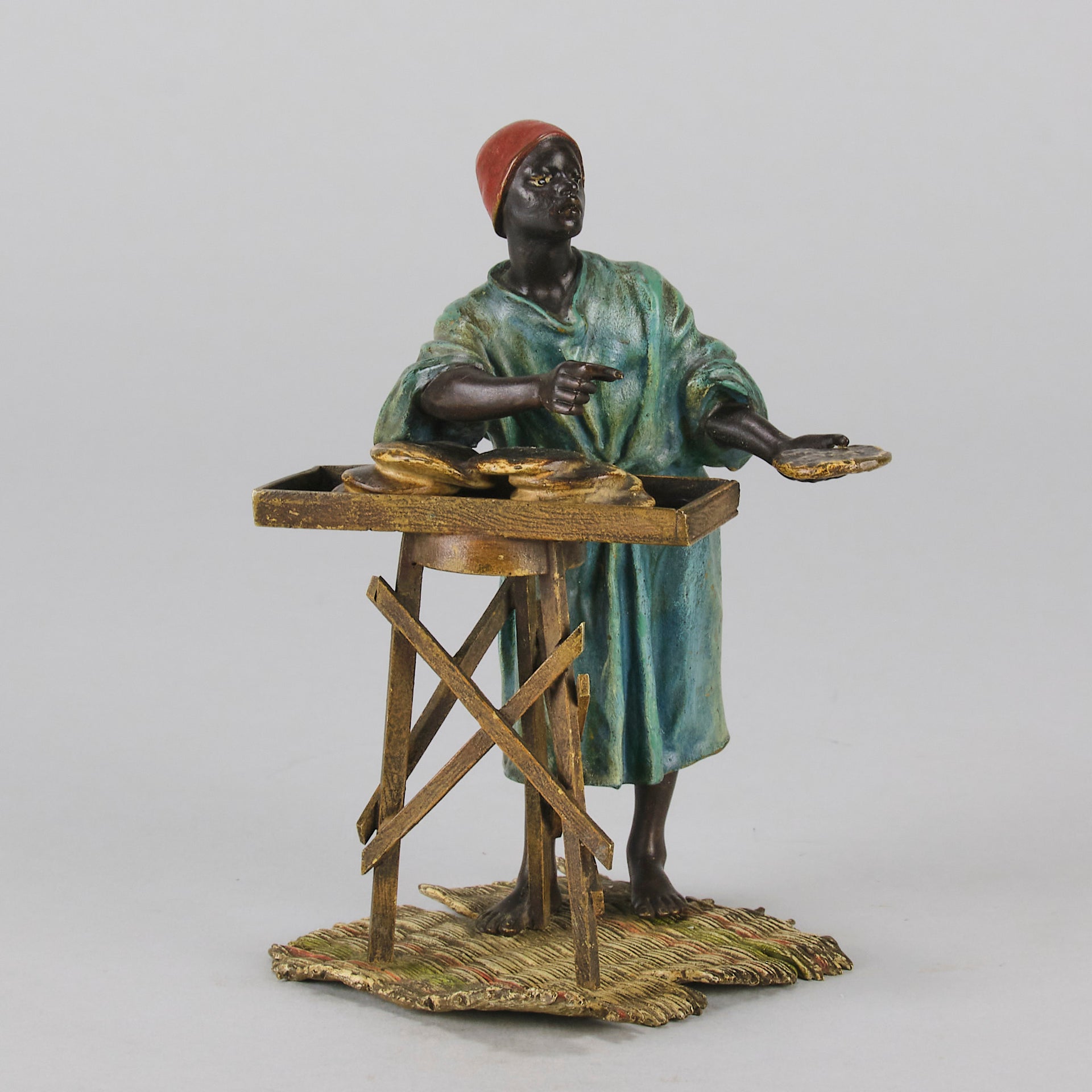 Bergman Bread Seller - Bergman Bronze - Hickmet Fine Arts