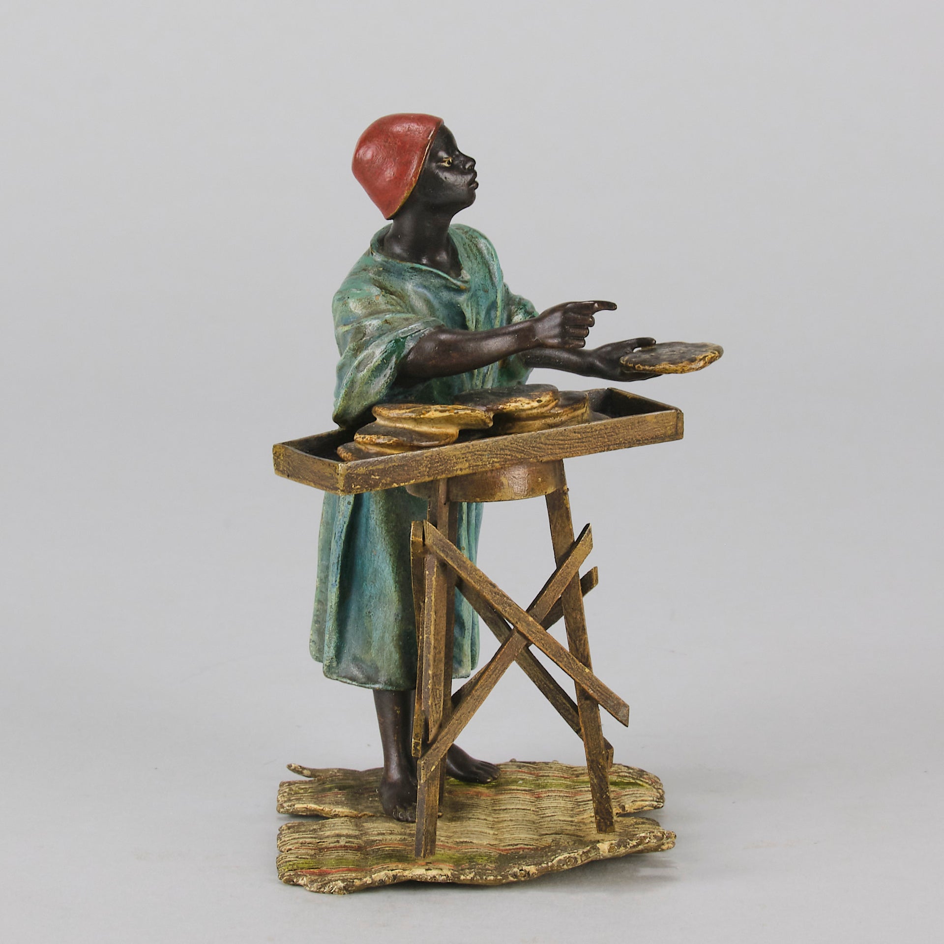 Bergman Bread Seller - Bergman Bronze - Hickmet Fine Arts