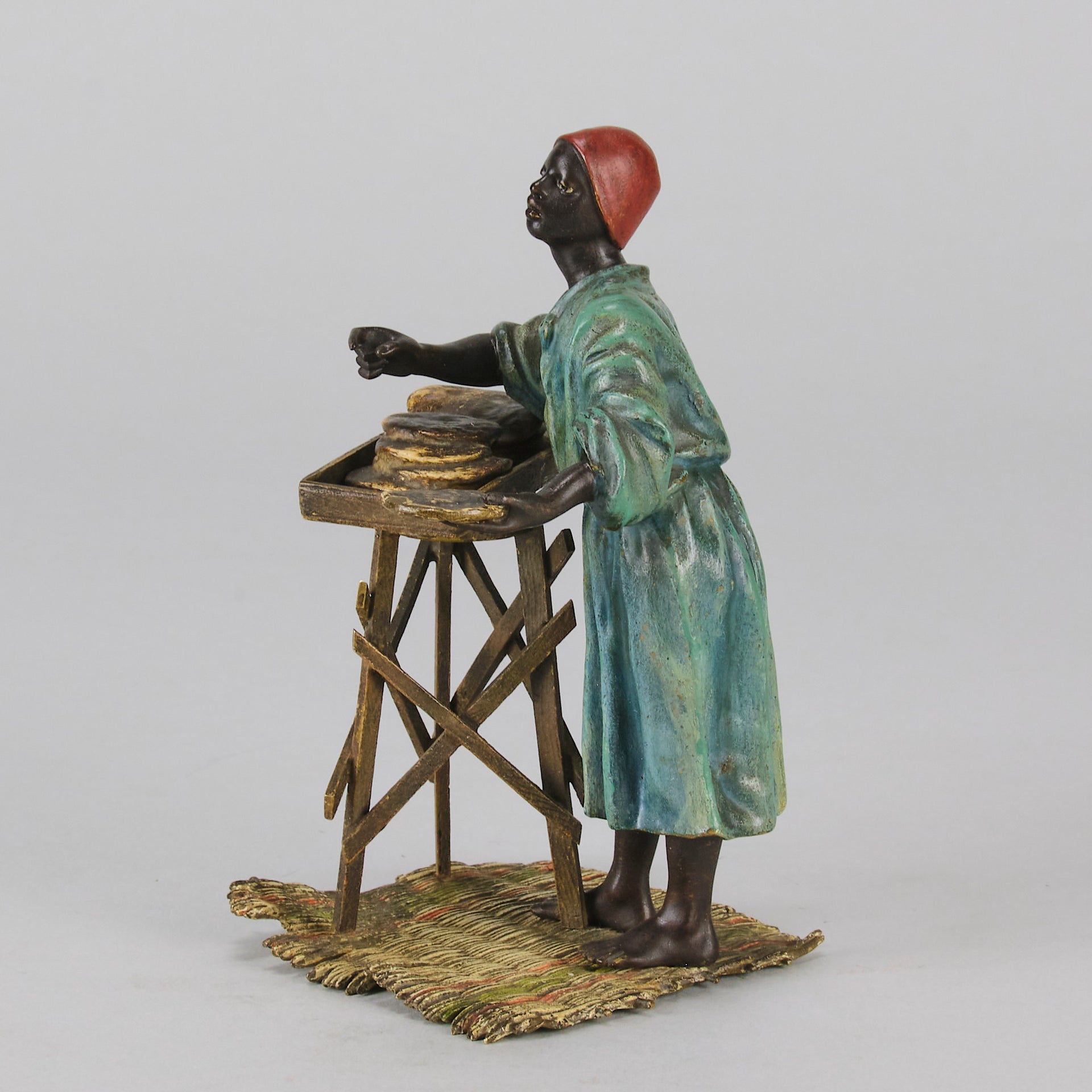 Bergman Bread Seller - Bergman Bronze - Hickmet Fine Arts
