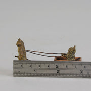 Bergman Cat in Cart  - Bergman Bronze - Hickmet Fine Arts
