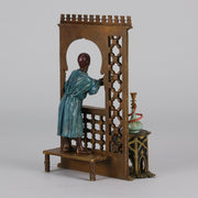 Bergman Coffee Seller - Antique Austrian Bronze - Hickmet Fine Arts