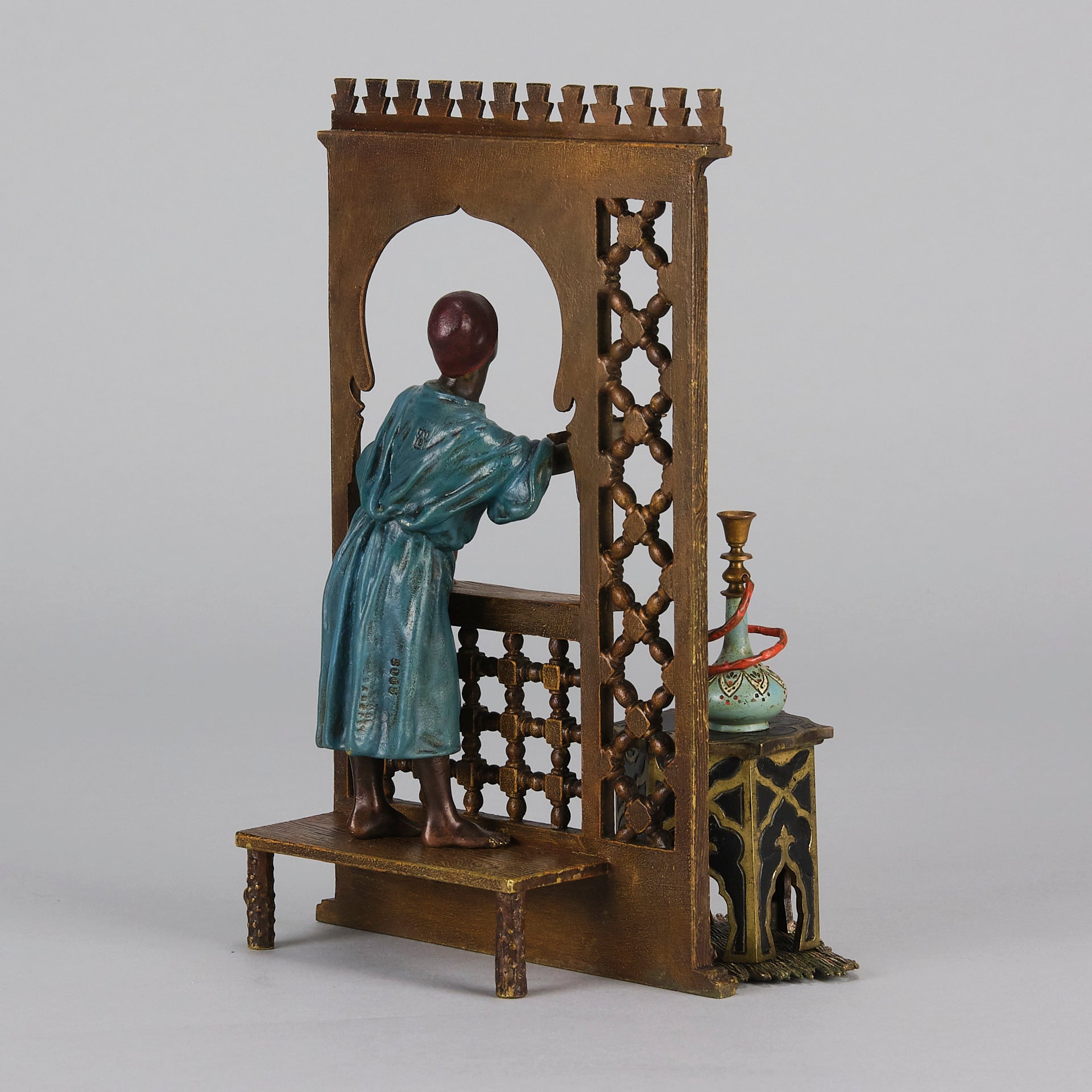 Bergman Coffee Seller - Antique Austrian Bronze - Hickmet Fine Arts