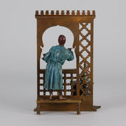 Bergman Coffee Seller - Antique Austrian Bronze - Hickmet Fine Arts