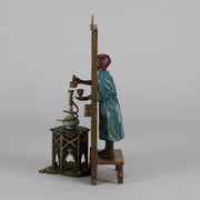 Bergman Coffee Seller - Antique Austrian Bronze - Hickmet Fine Arts