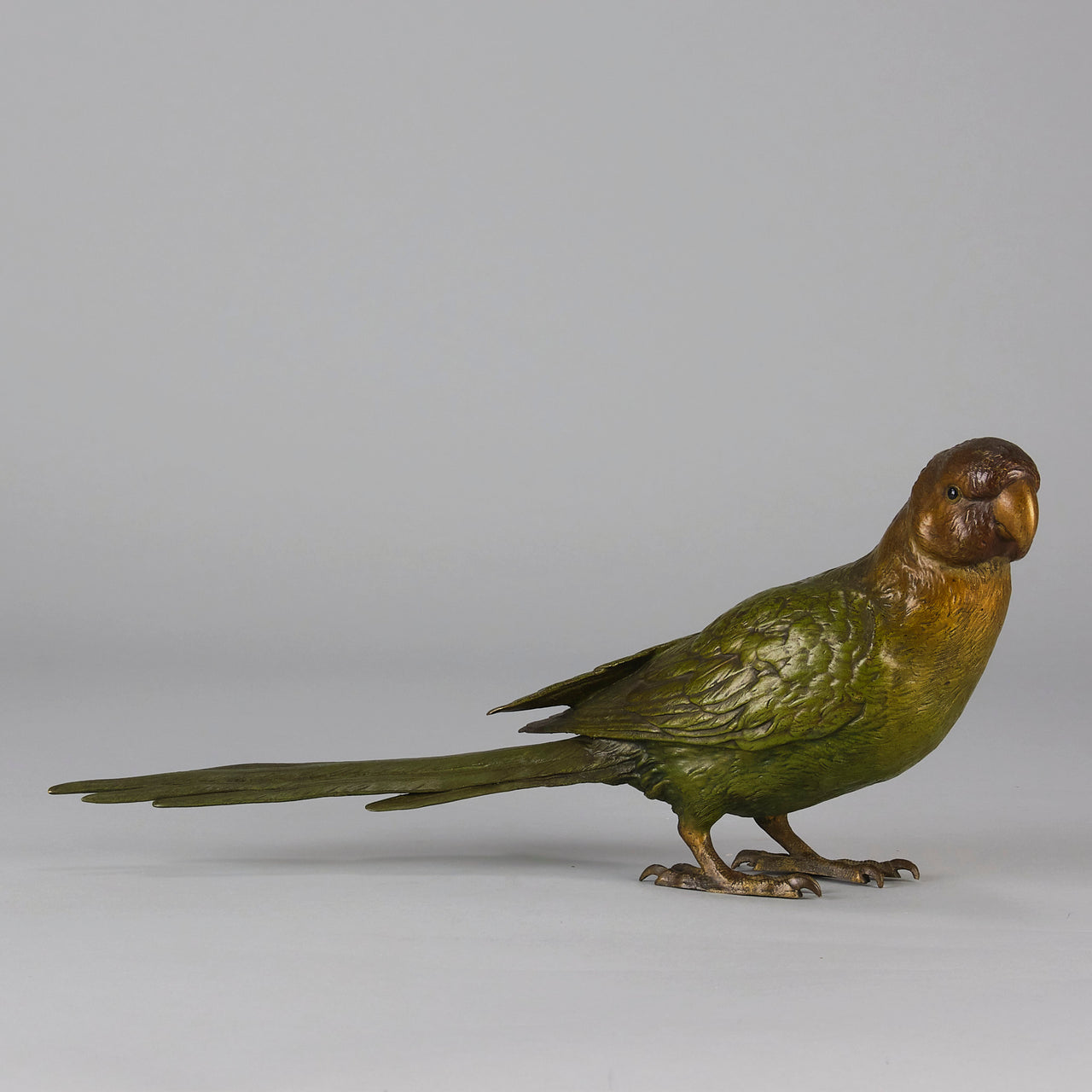 Bergman Parrot - Antique Austrian Bronze - Hickmet Fine Arts
