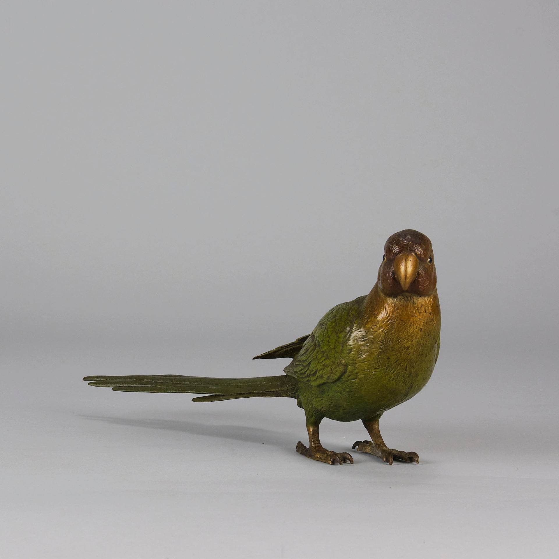 Bergman Parrot - Antique Austrian Bronze - Hickmet Fine Arts