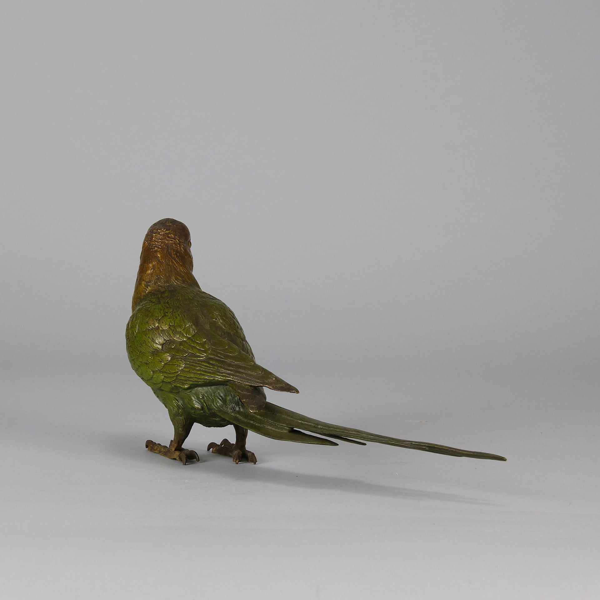 Bergman Parrot - Antique Austrian Bronze - Hickmet Fine Arts