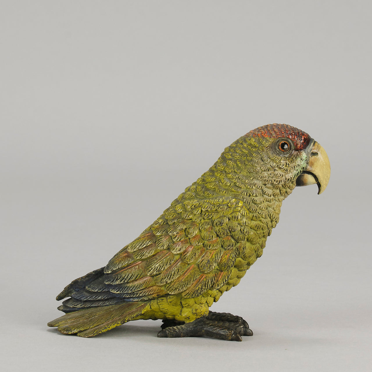 Bergman Green Parrot - Bergman Bronze - Hickmet Fine Arts